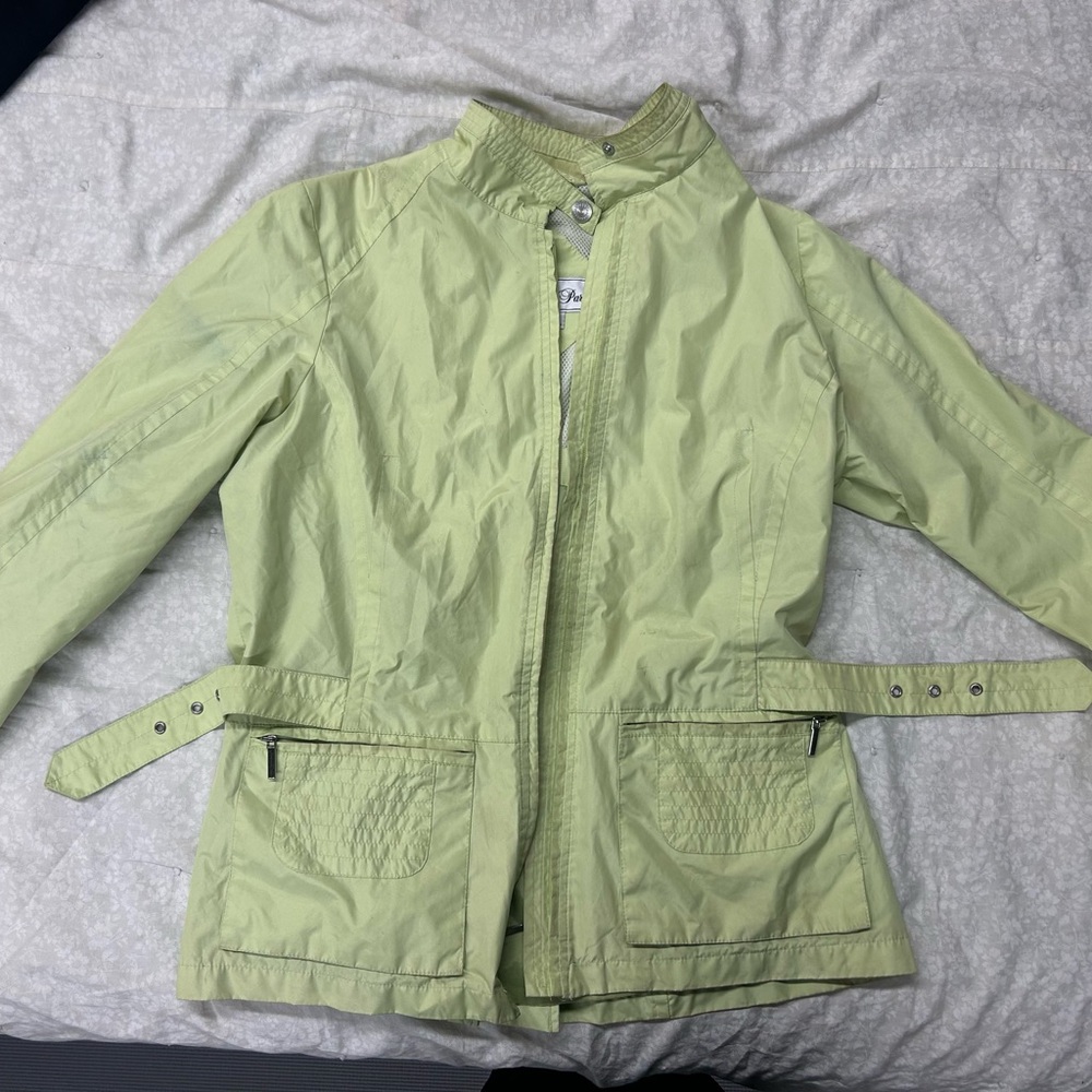 Light Green Jacket with Pockets